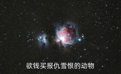 欲錢買報仇雪恨的動物