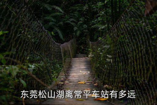 東莞松山湖到常平有多少公里，東莞常平到松山湖華為有多遠