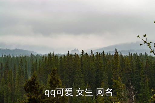 qq女生網名,非主流網名名單出爐