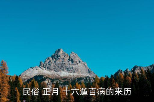 正月十六