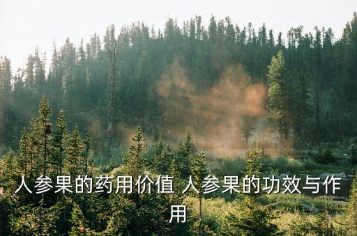 人參果的功效與作用，人參果對人體有什么好處