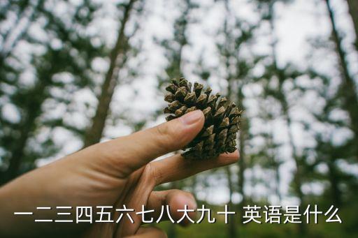 九的英語單詞,英美日韓英法等四國