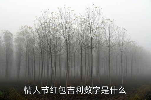 情人節紅包吉利數字是什么