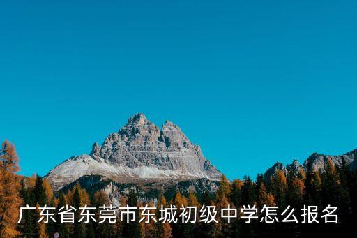 怎樣報讀東莞中學，外來子弟怎樣能在東莞讀高中