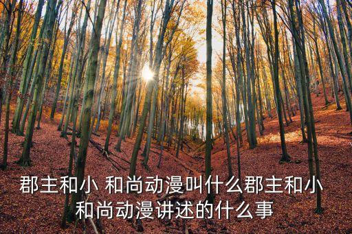 小和尚動畫片,六旬和尚的世故世故