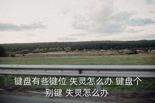  鍵盤有些鍵位 失靈怎么辦 鍵盤個別鍵 失靈怎么辦