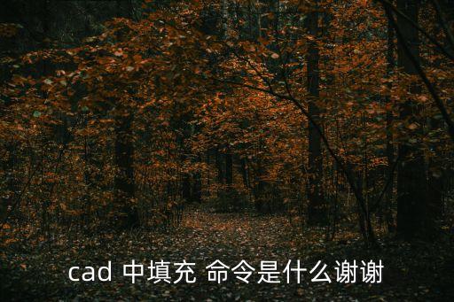 cad填充命令，cad填充快捷鍵