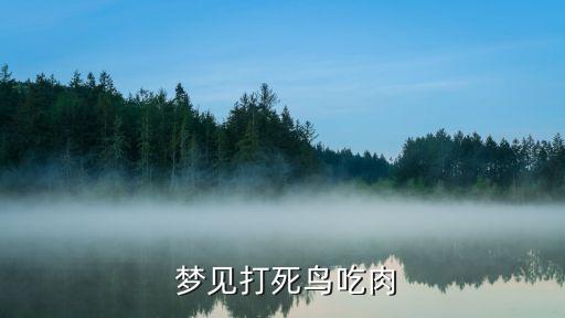 夢見打鳥,夢見打鳥人格夢的釋意:中獎就像打鳥