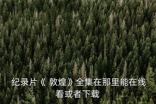 敦煌紀(jì)錄片,直播學(xué)堂（2）:關(guān)注電視劇播出