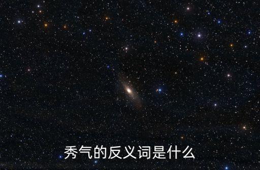 秀氣的反義詞，秀秀氣的反義詞是什么秀