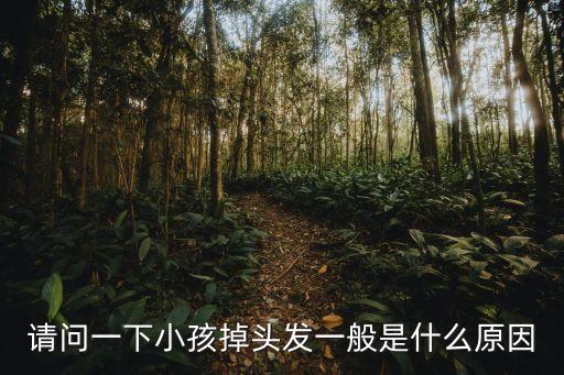 請問一下小孩掉頭發一般是什么原因