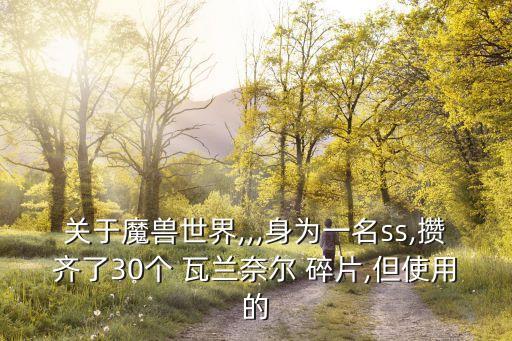 瓦蘭奈爾的碎片,玩家可以從奧杜爾收集碎片重鑄古王之錘