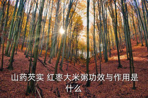 山藥紅棗粥的功效,山藥紅棗蓮子粥補(bǔ)脾補(bǔ)腎止帶止瀉