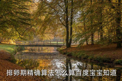  排卵期精確算法怎么算百度寶寶知道