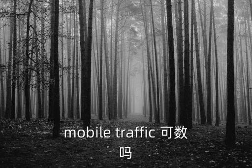 traffic可數嗎