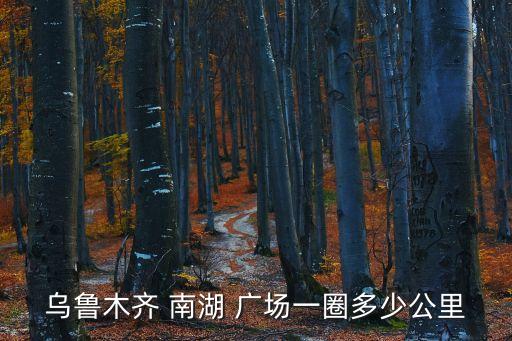 烏魯木齊 南湖 廣場一圈多少公里