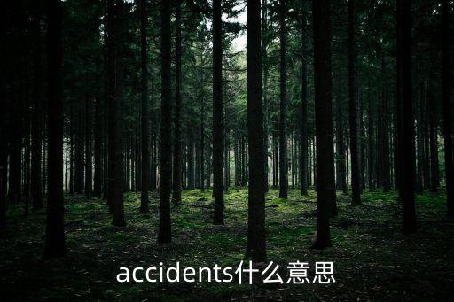 accidents什么意思