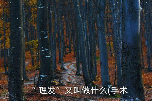 理發(fā),理發(fā)是怎么一回事?