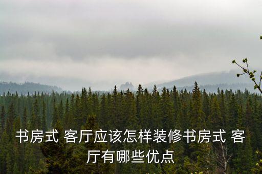 書(shū)房式 客廳應(yīng)該怎樣裝修書(shū)房式 客廳有哪些優(yōu)點(diǎn)