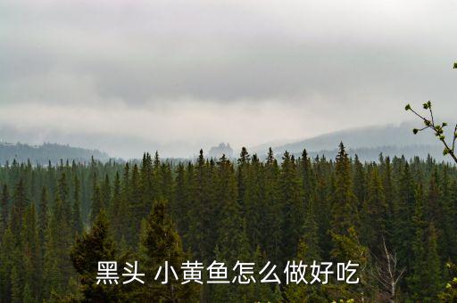 黑頭 小黃魚怎么做好吃