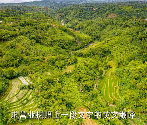 營業執照英文，營業執照 英文翻譯