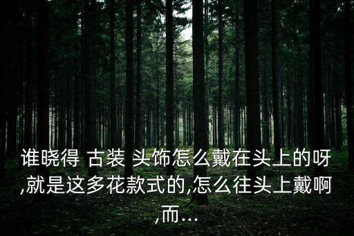 古裝頭飾,自己動手制作古裝頭飾飾品網(wǎng)紅分享經(jīng)驗