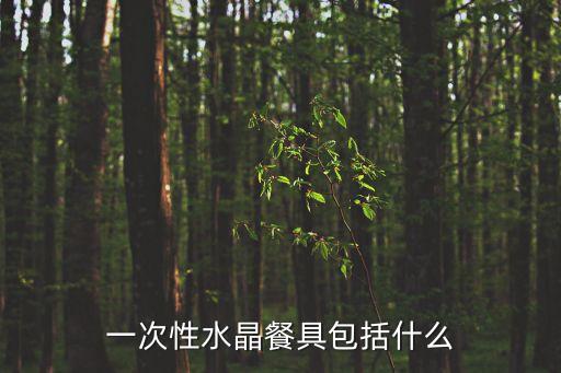 一次性水晶餐具包括什么