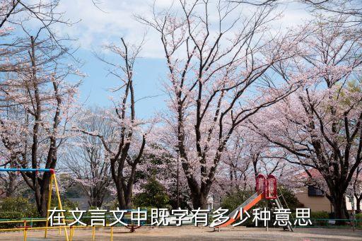 既文言文意思，文言文既什么意思