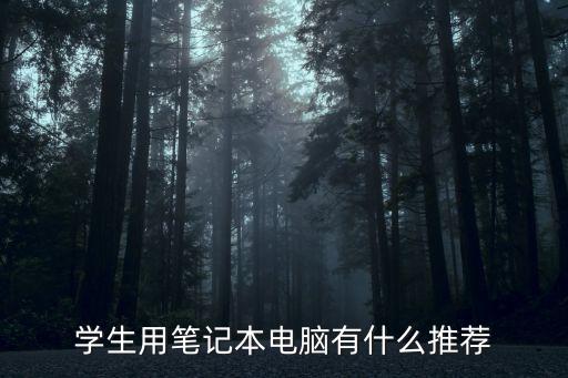 學生用筆記本電腦有什么推薦