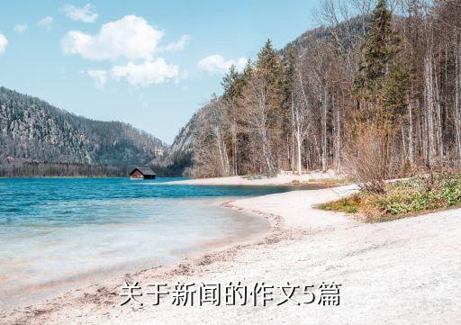 關(guān)于新聞的作文5篇