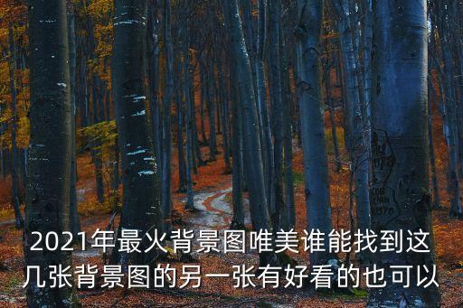 2021年最火背景圖唯美誰(shuí)能找到這幾張背景圖的另一張有好看的也可以