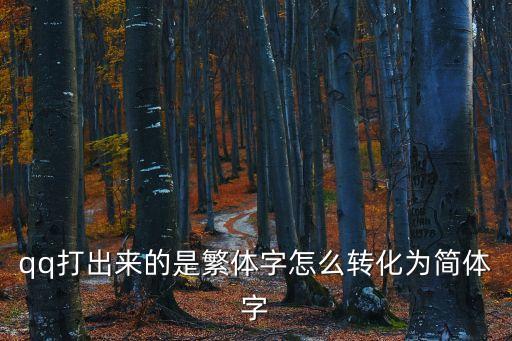 是繁體字，有哪些字是繁體字