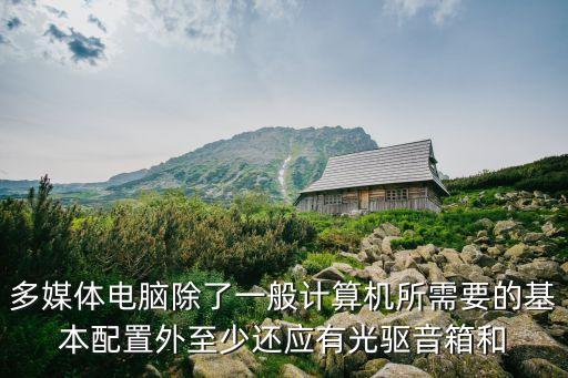 多媒體電腦，多媒體電腦除了一般計算機所需要的基本配置外至少還應有光驅音箱和