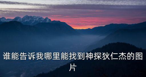 狄仁杰圖片，誰能告訴我哪里能找到神探狄仁杰的圖片