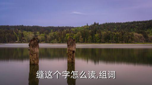 縫這個字怎么讀,組詞