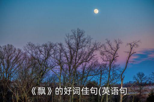 飄的經(jīng)典語(yǔ)錄,九州飄渺錄經(jīng)典語(yǔ)錄
