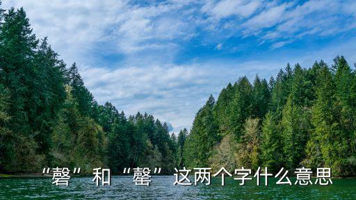 “磬”和“罄”這兩個(gè)字什么意思