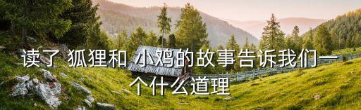 狐貍和小雞,小狐貍打碎盤子邀請小雞到家喝早茶小雞羞愧低下頭