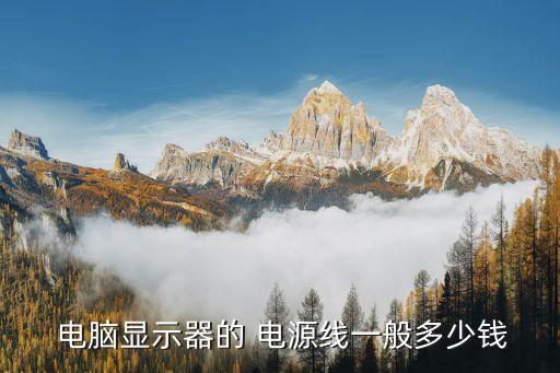 電腦顯示屏電源線,電腦顯示器電源線通用嗎?一般不通用