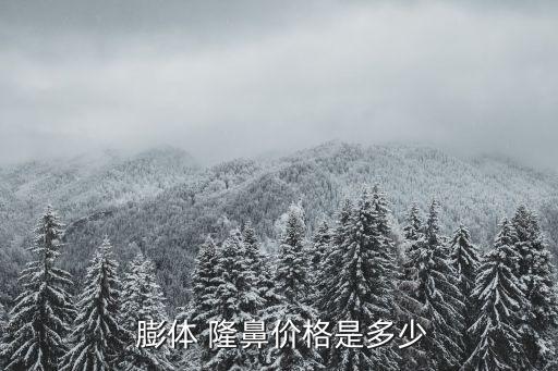 膨體隆鼻,膨體隆鼻可以做什么?
