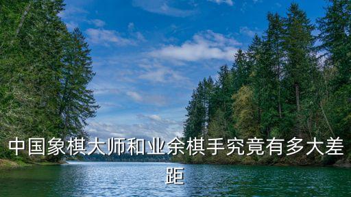 李義庭,我國業余棋手可以說水平不大但有很大差距