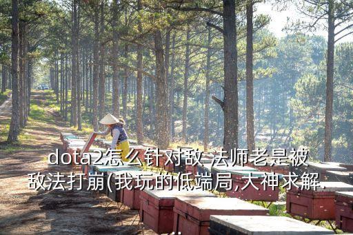  dota2怎么針對敵 法師老是被敵法打崩(我玩的低端局,大神求解...