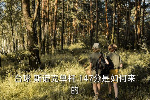 斯諾克147,首次舉辦高爾夫球賽男子單桿147分奪冠