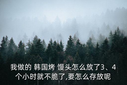 韓國烤饅頭,饅頭和面包入烤箱加熱取出均勻撒上砂糖