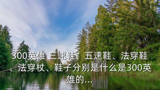 三速鞋,三速寫的是固定移動速度60點鞋子