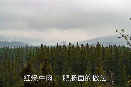 肥腸面的做法,四川著名小吃肥腸面一碗湯一份肉