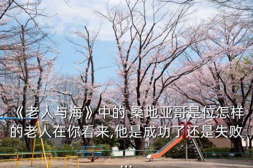 《老人與海》中的 桑地亞哥是位怎樣的老人在你看來,他是成功了還是失敗...