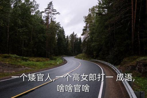 一個矮官人,一個高女郎打一 成語,啥啥官啥