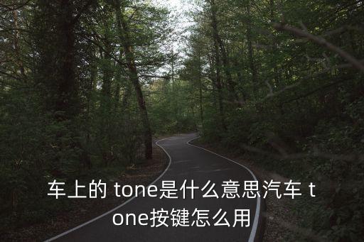 車(chē)上的 tone是什么意思汽車(chē) tone按鍵怎么用