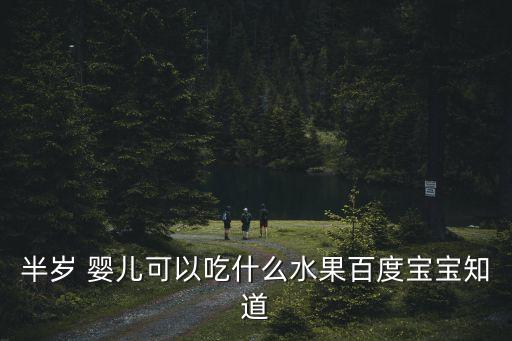 半歲 嬰兒可以吃什么水果百度寶寶知道